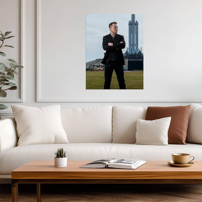 Elon Musk | Tech Entrepreneur | Famous Figure Poster - Celebrities Poster