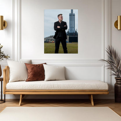Elon Musk | Tech Entrepreneur | Famous Figure Poster - Celebrities Poster