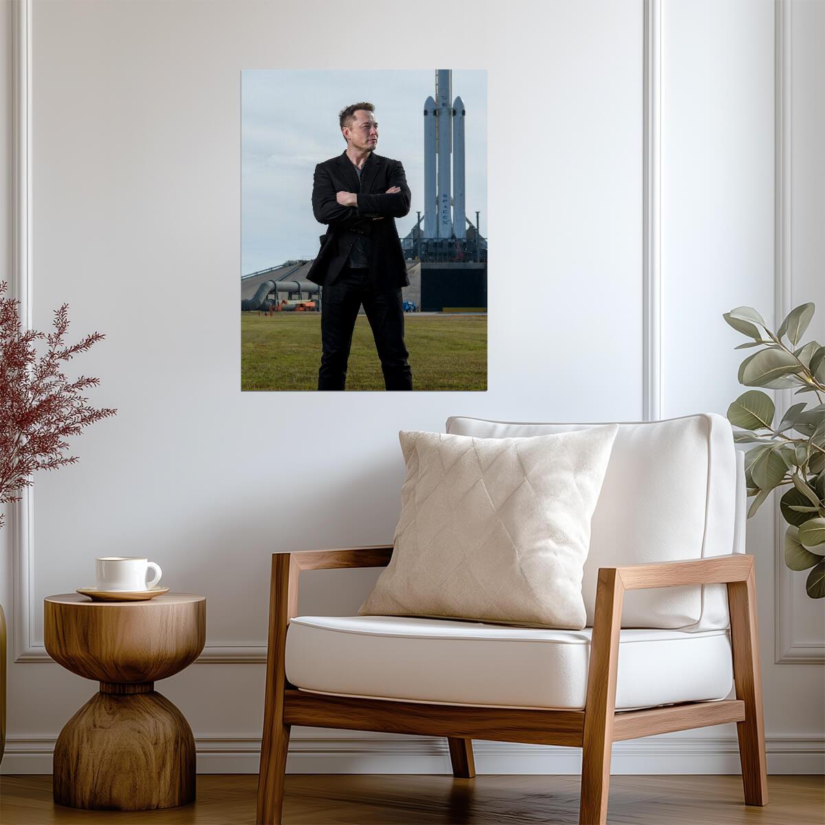 Elon Musk | Tech Entrepreneur | Famous Figure Poster - Celebrities Poster