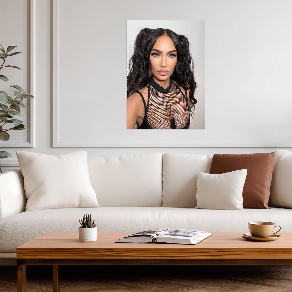 Megan Fox Modern Portrait | Celebrity Actress Poster | Glamour Photoshoot Art - Celebrities Poster
