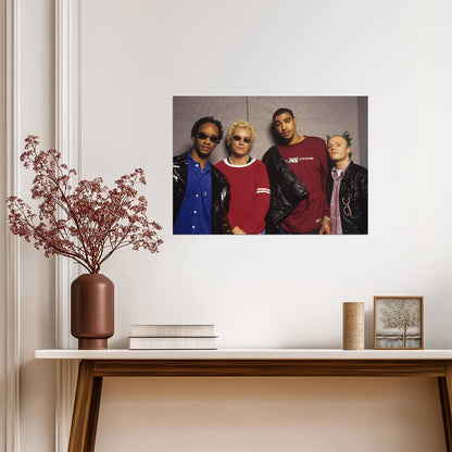 The Prodigy 1990s Era Group Photo | Vintage Electronic Music Poster | Rave Culture Art - Music Poster