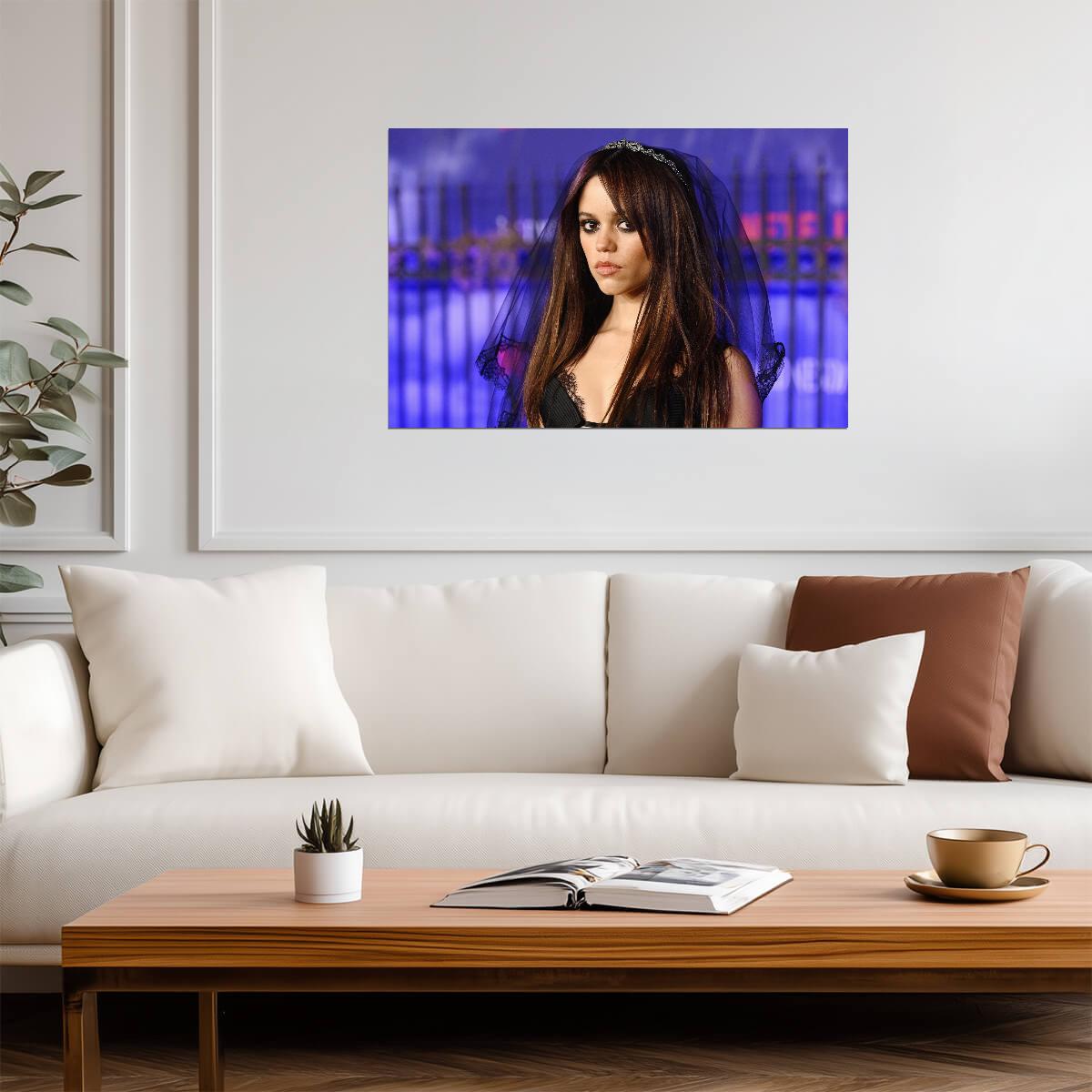 Jenna Ortega | Vibrant Portrait | Fan Gift Poster - Celebrities Poster