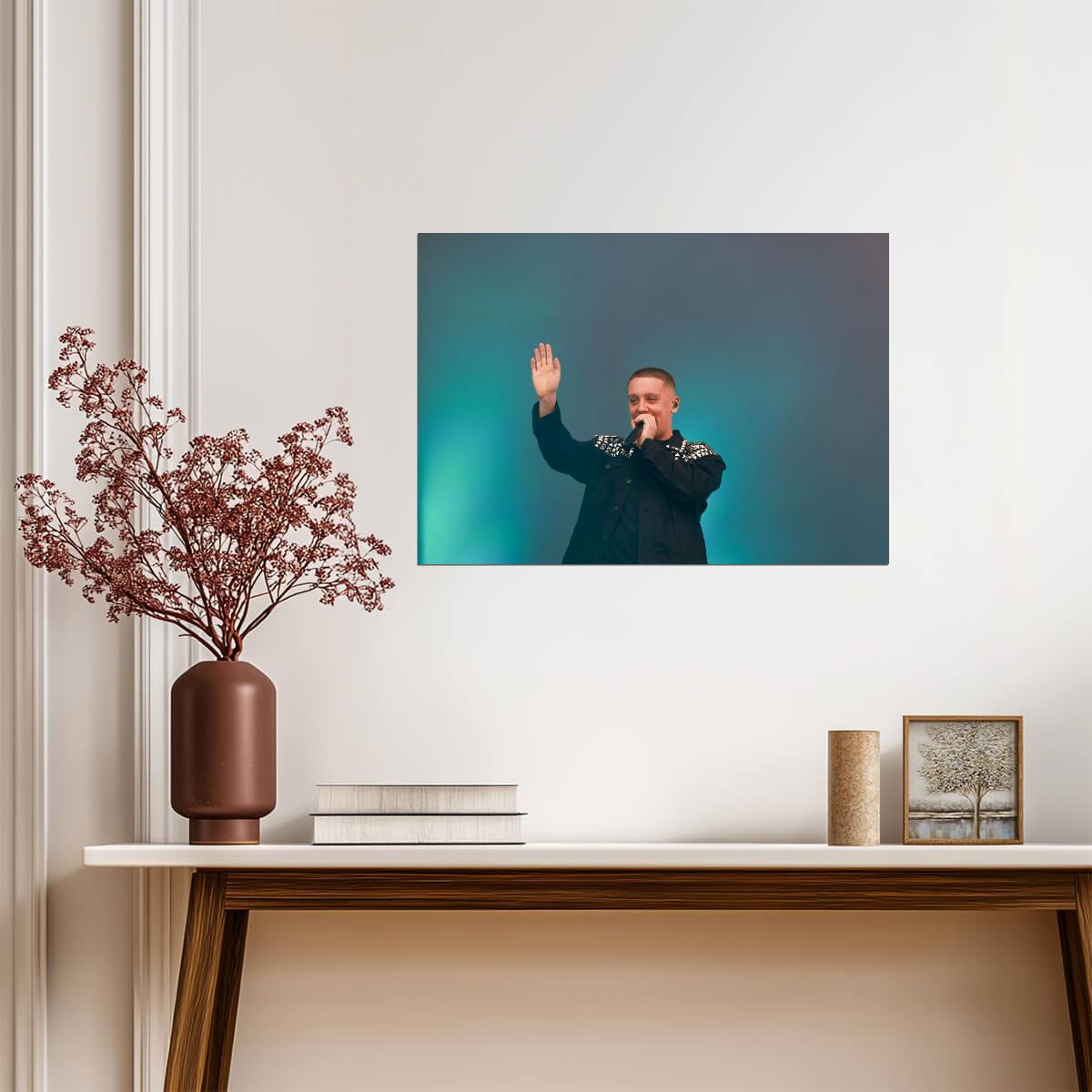 Aitch Live in Concert | British Rapper Poster | UK Hip Hop Fan Gift - Music Poster