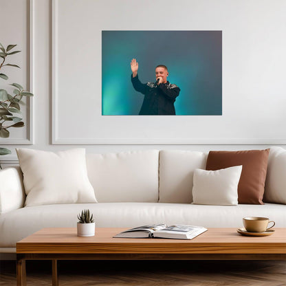 Aitch Live in Concert | British Rapper Poster | UK Hip Hop Fan Gift - Music Poster