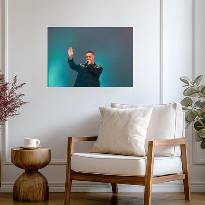 Aitch Live in Concert | British Rapper Poster | UK Hip Hop Fan Gift - Music Poster