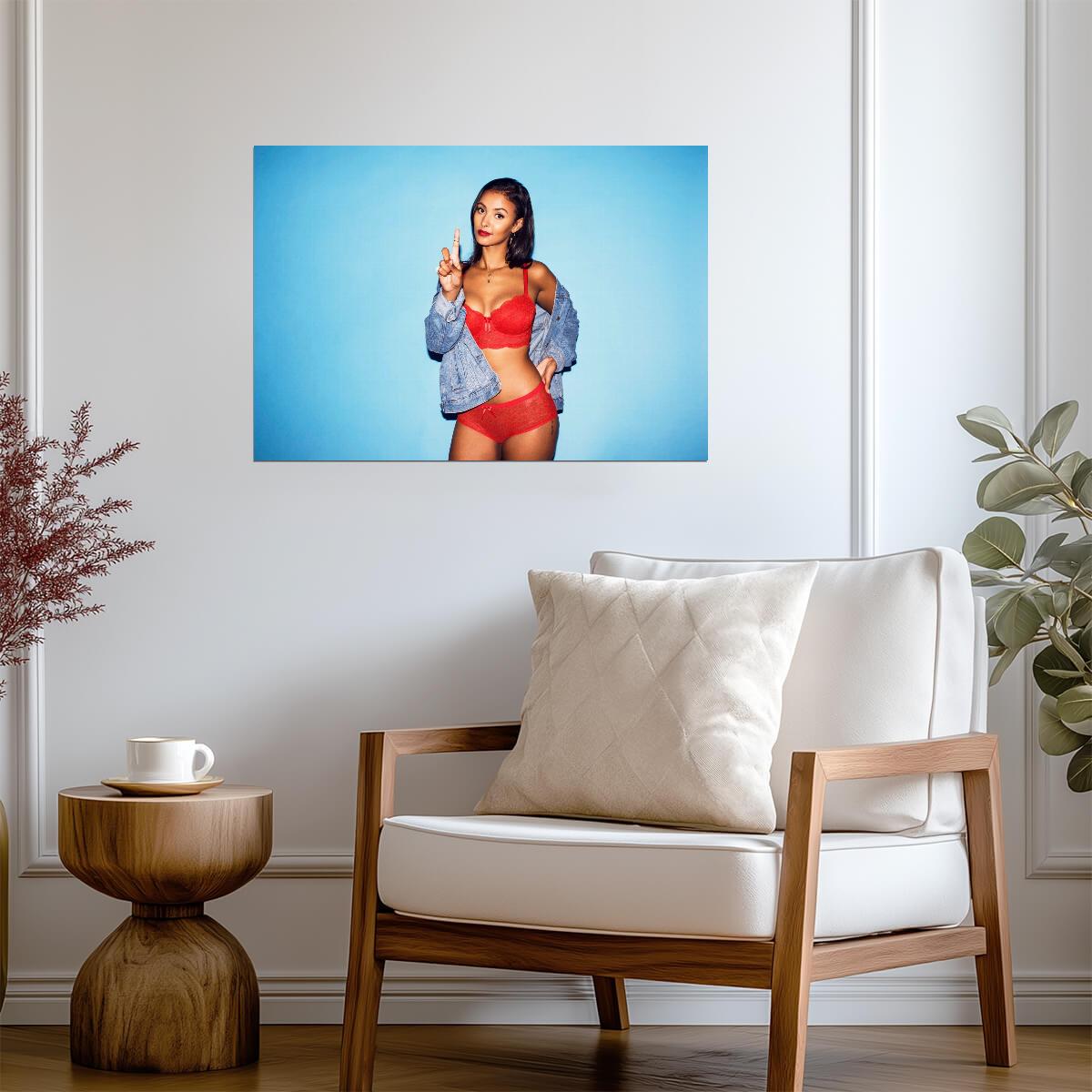 Maya Jama Poster | Sexy Model Wall Art - Celebrities Poster
