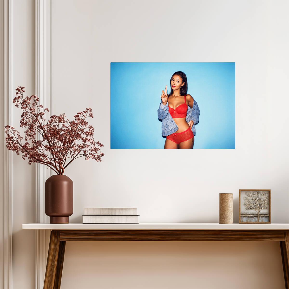 Maya Jama Poster | Sexy Model Wall Art - Celebrities Poster
