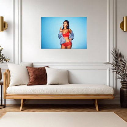 Maya Jama Poster | Sexy Model Wall Art - Celebrities Poster