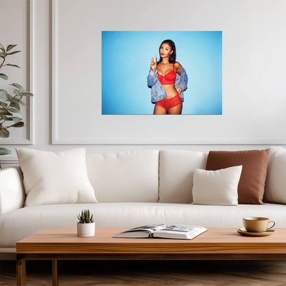 Maya Jama Poster | Sexy Model Wall Art - Celebrities Poster
