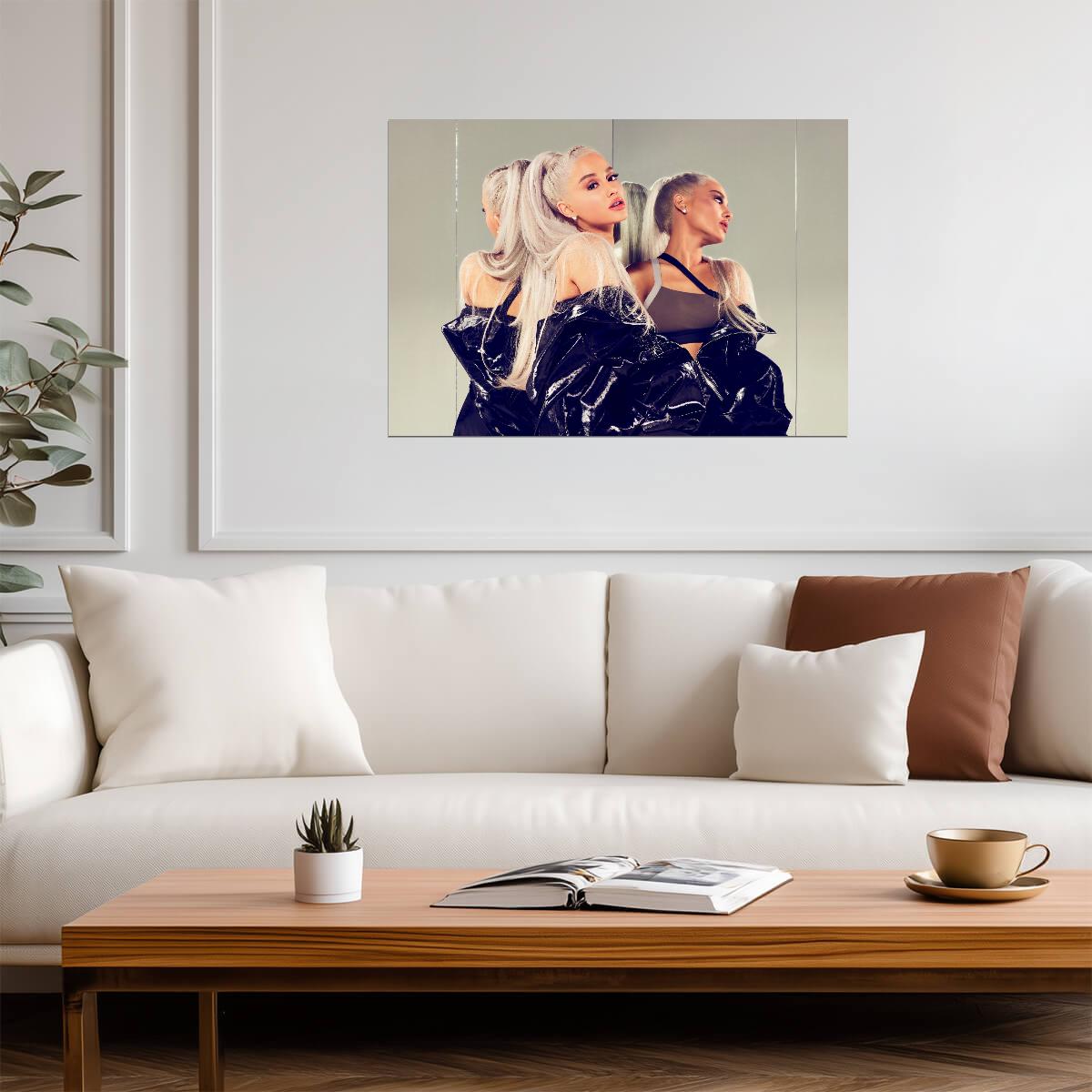 Ariana Grande Sweetener Era Photoshoot | Platinum Blonde Poster | Music Star Wall Art - Music Poster