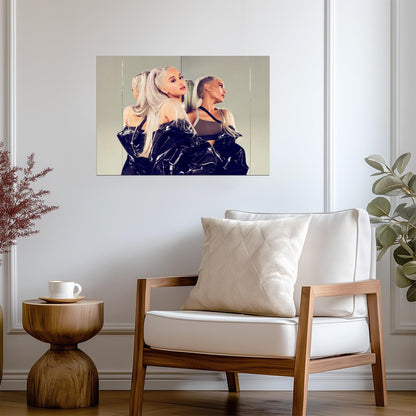 Ariana Grande Sweetener Era Photoshoot | Platinum Blonde Poster | Music Star Wall Art - Music Poster