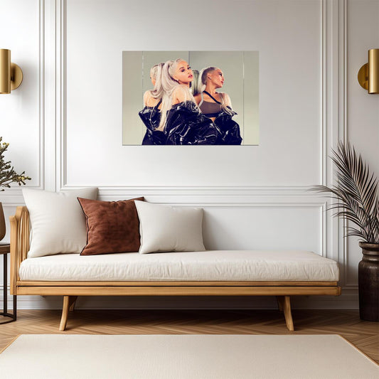Ariana Grande Sweetener Era Photoshoot | Platinum Blonde Poster | Music Star Wall Art - Music Poster