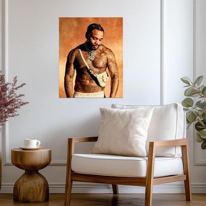 Kevin Gates Poster | Rapper Wall Art - Music Poster