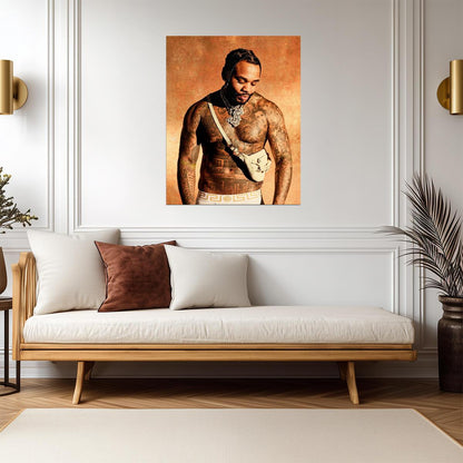 Kevin Gates Poster | Rapper Wall Art - Music Poster