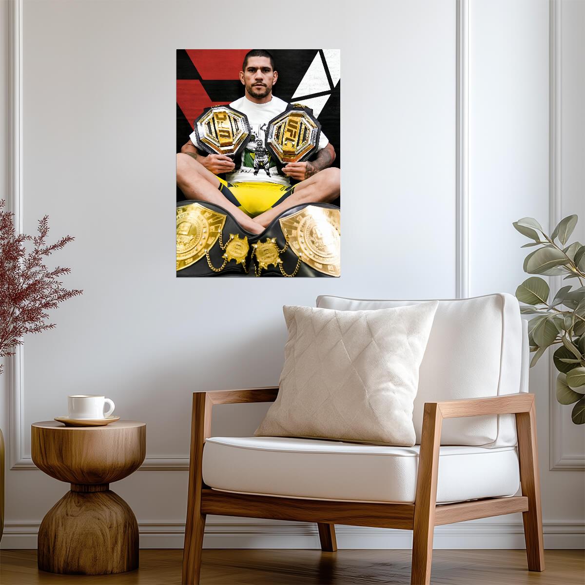 Alex Pereira Double Champion | MMA Poster | Two Division King - Sports Poster