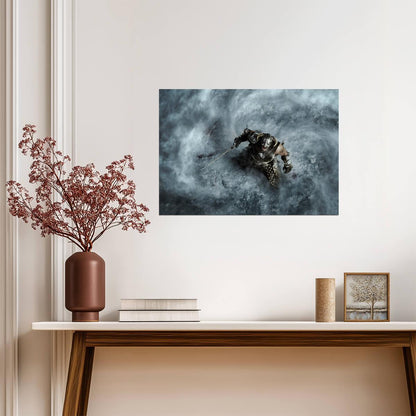 Skyrim Dragonborn Battle Cry | Action RPG Poster | Fantasy Warrior Wall Art - Video Games Poster