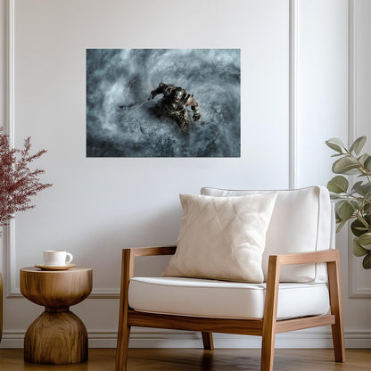 Skyrim Dragonborn Battle Cry | Action RPG Poster | Fantasy Warrior Wall Art - Video Games Poster