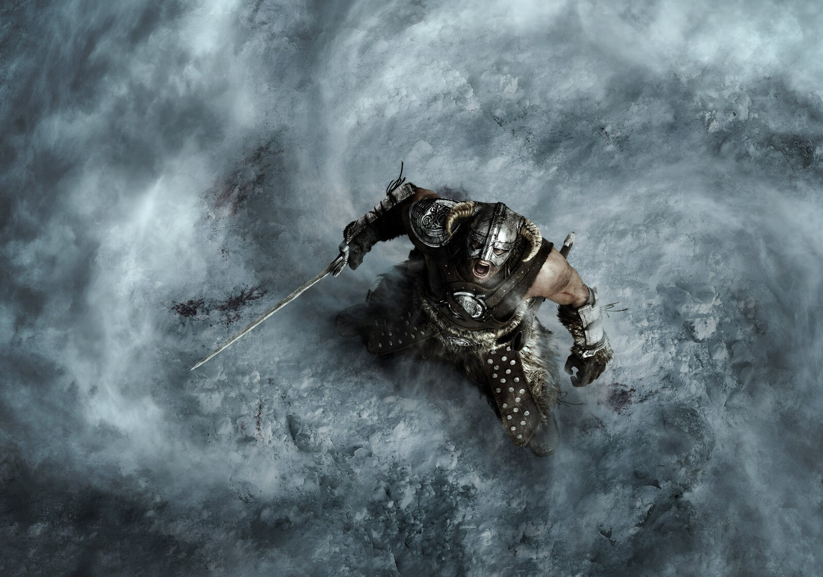 Skyrim Dragonborn Battle Cry | Action RPG Poster | Fantasy Warrior Wall Art - Video Games Poster