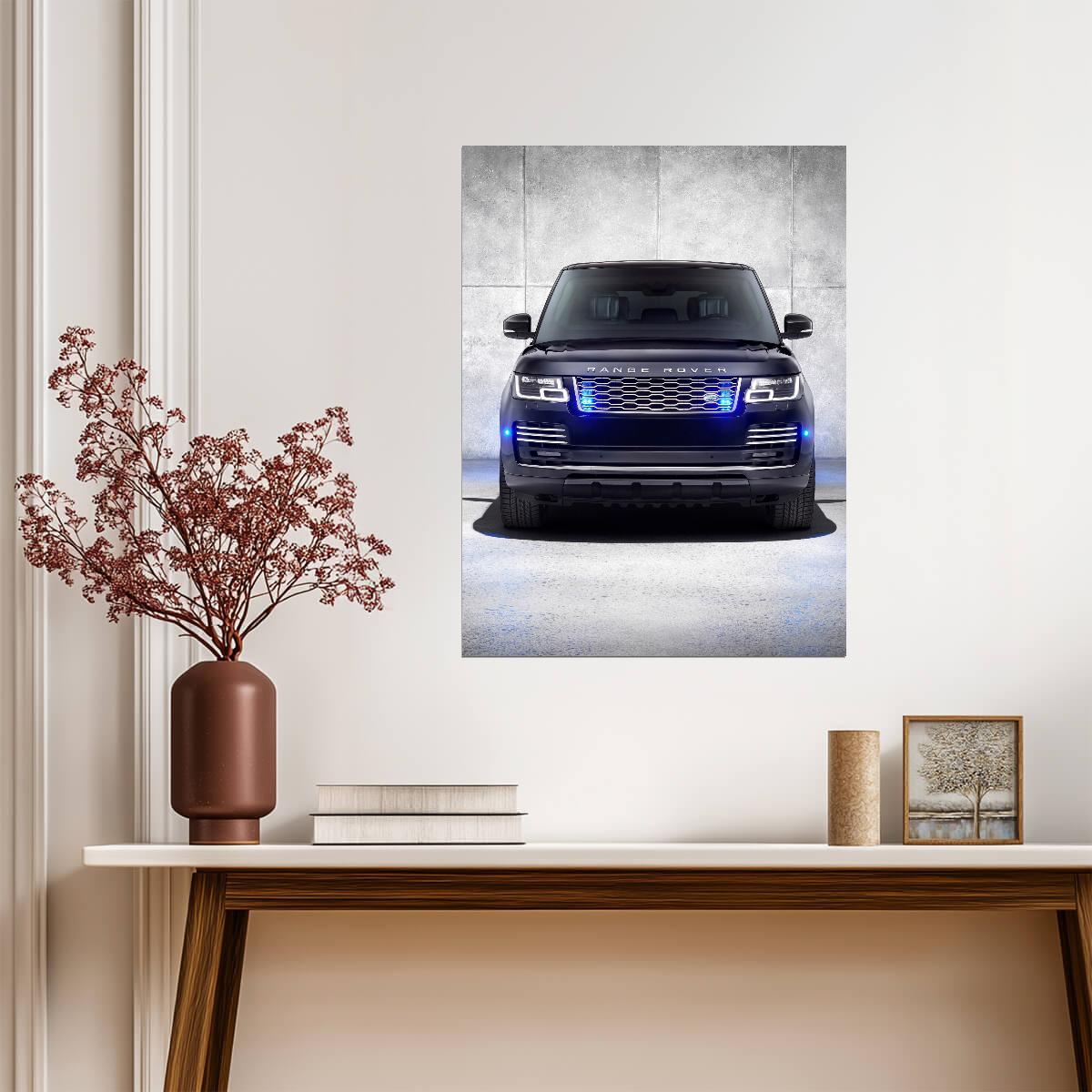 Land Rover Range Rover Sentinel | Armored Luxury SUV Poster | VIP Protection Vehicle Art - Cars Poster