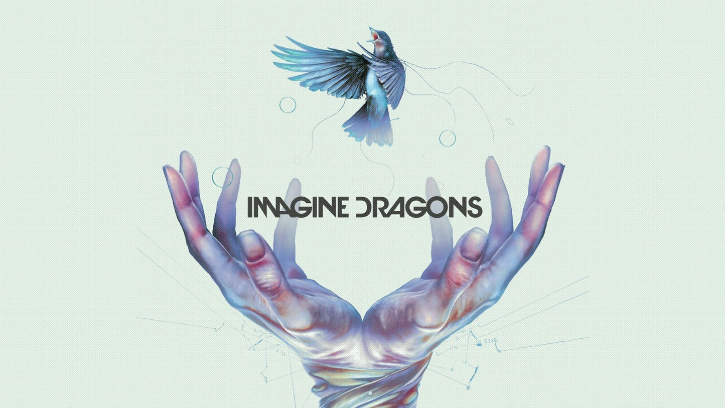 Imagine Dragons Smoke + Mirrors | Album Cover Poster | Indie Rock Music Art - Music Poster
