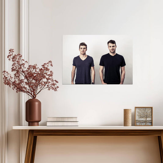 The Chainsmokers Studio Portrait | Music Duo Poster | EDM Pop Wall Art - Music Poster