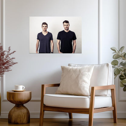 The Chainsmokers Studio Portrait | Music Duo Poster | EDM Pop Wall Art - Music Poster