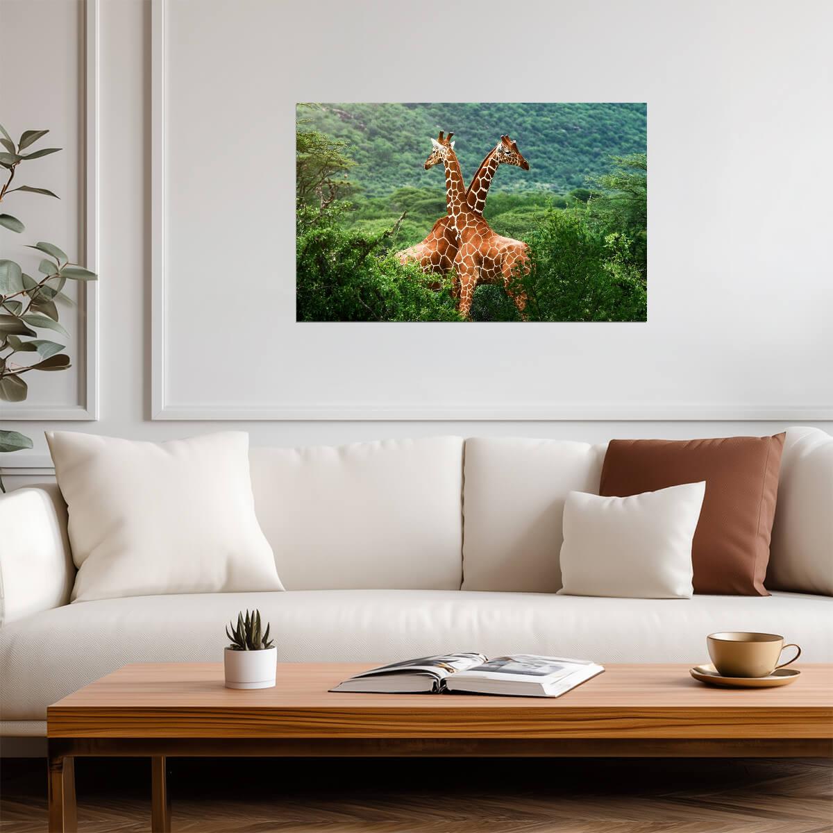 Giraffe | Safari Wildlife | Animal Poster - Photography Poster