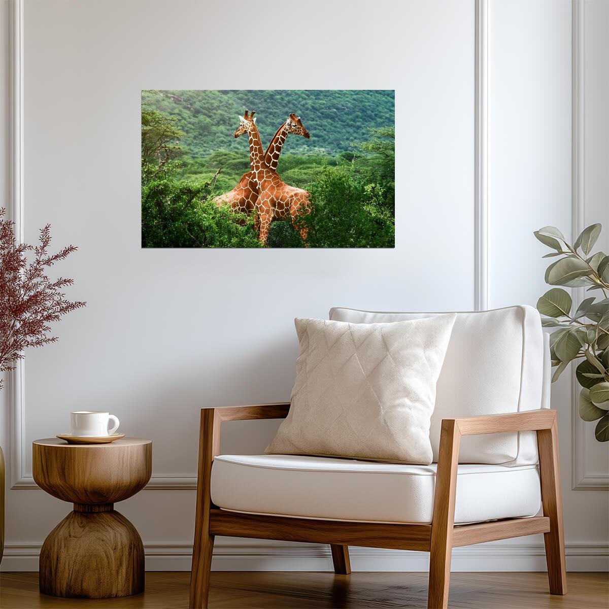 Giraffe | Safari Wildlife | Animal Poster - Photography Poster
