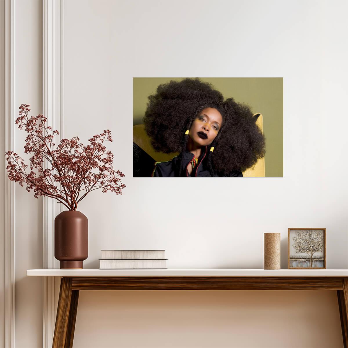 Erykah Badu | R&B Legend | Vintage Art Poster - Music Poster
