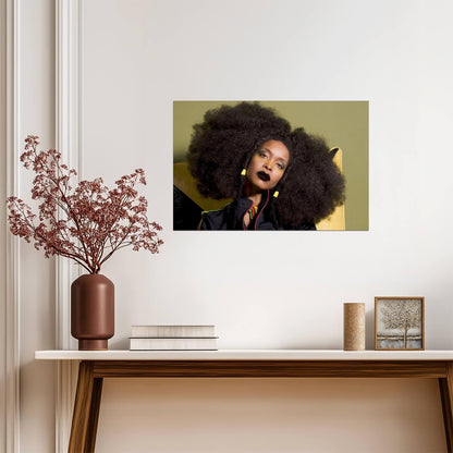 Erykah Badu | R&B Legend | Vintage Art Poster - Music Poster