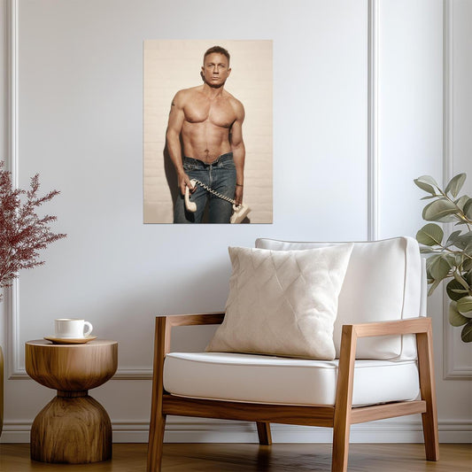 Daniel Craig | British Actor | Movie Star Poster - Celebrities Poster