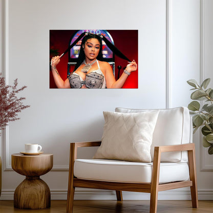 Latto | Modern Hip Hop Music Poster | Female Rapper Wall Art - Music Poster