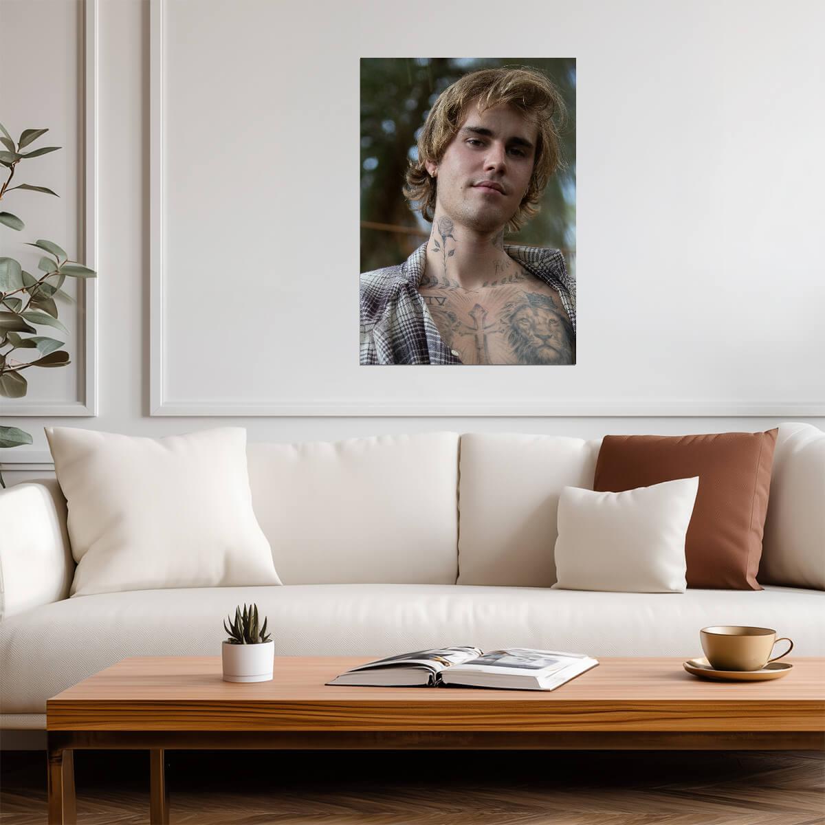 Justin Bieber Poster | Pop Singer Wall Art - Music Poster