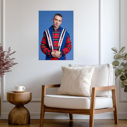 Aitch | British Rapper Portrait | UK Hip Hop Music Poster - Music Poster