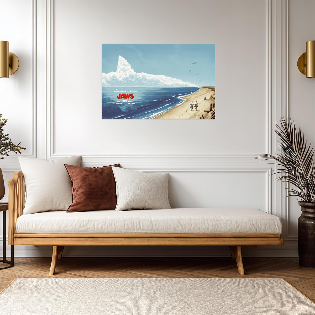 Jaws | Shark Movie Art | Pastel Poster - Movies & TV Poster
