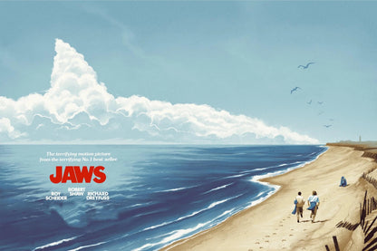 Jaws | Shark Movie Art | Pastel Poster - Movies & TV Poster