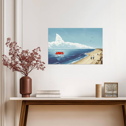 Jaws | Shark Movie Art | Pastel Poster - Movies & TV Poster