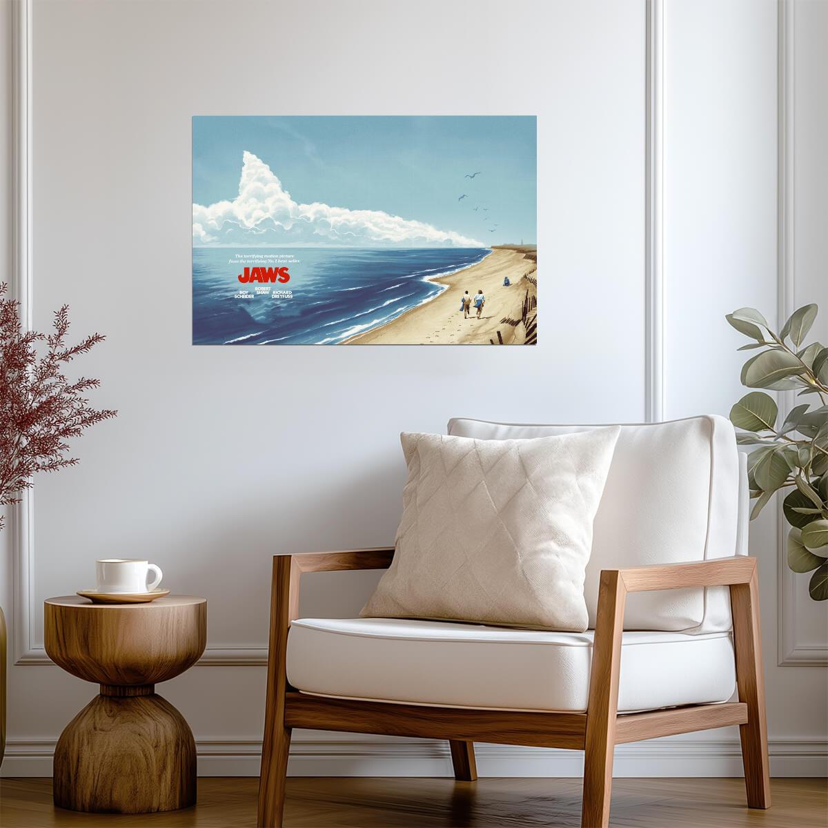 Jaws | Shark Movie Art | Pastel Poster - Movies & TV Poster