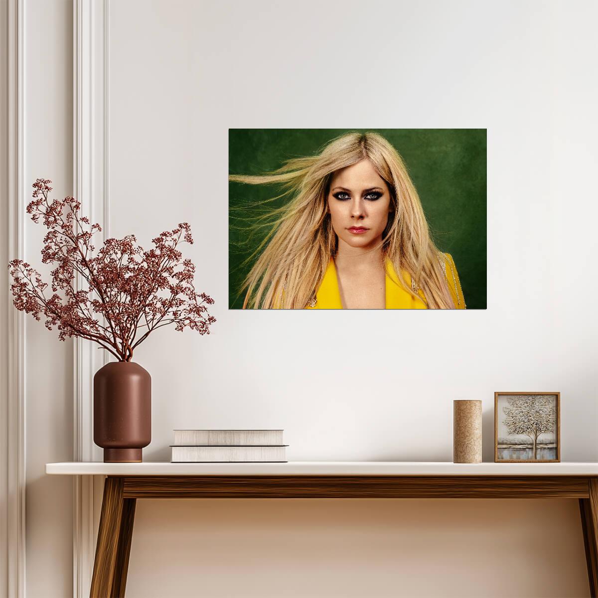 Avril Lavigne | Close-Up Portrait Photo | Pop Rock Icon Poster - Music Poster