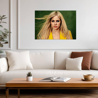 Avril Lavigne | Close-Up Portrait Photo | Pop Rock Icon Poster - Music Poster