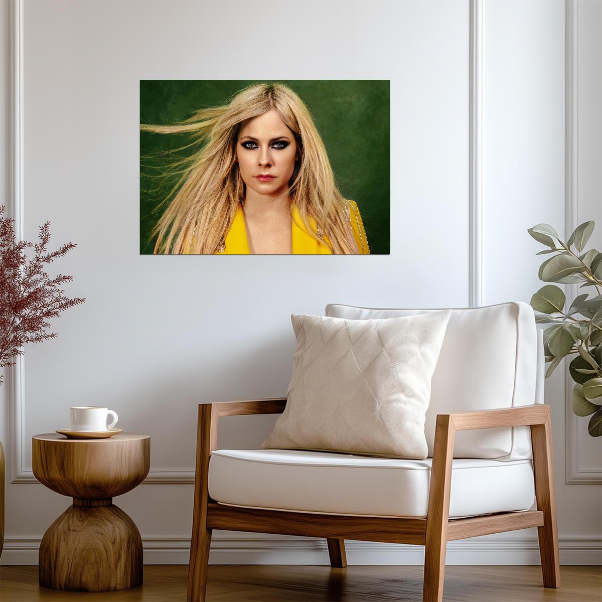 Avril Lavigne | Close-Up Portrait Photo | Pop Rock Icon Poster - Music Poster