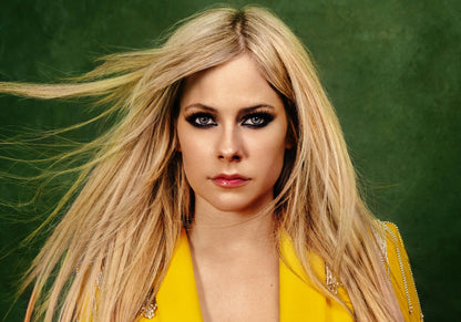 Avril Lavigne | Close-Up Portrait Photo | Pop Rock Icon Poster - Music Poster
