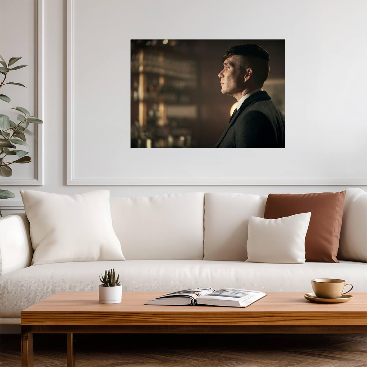 Peaky Blinders Cillian Murphy as Thomas Shelby | Crime TV Show Poster | British Drama Art - Movies & TV Poster