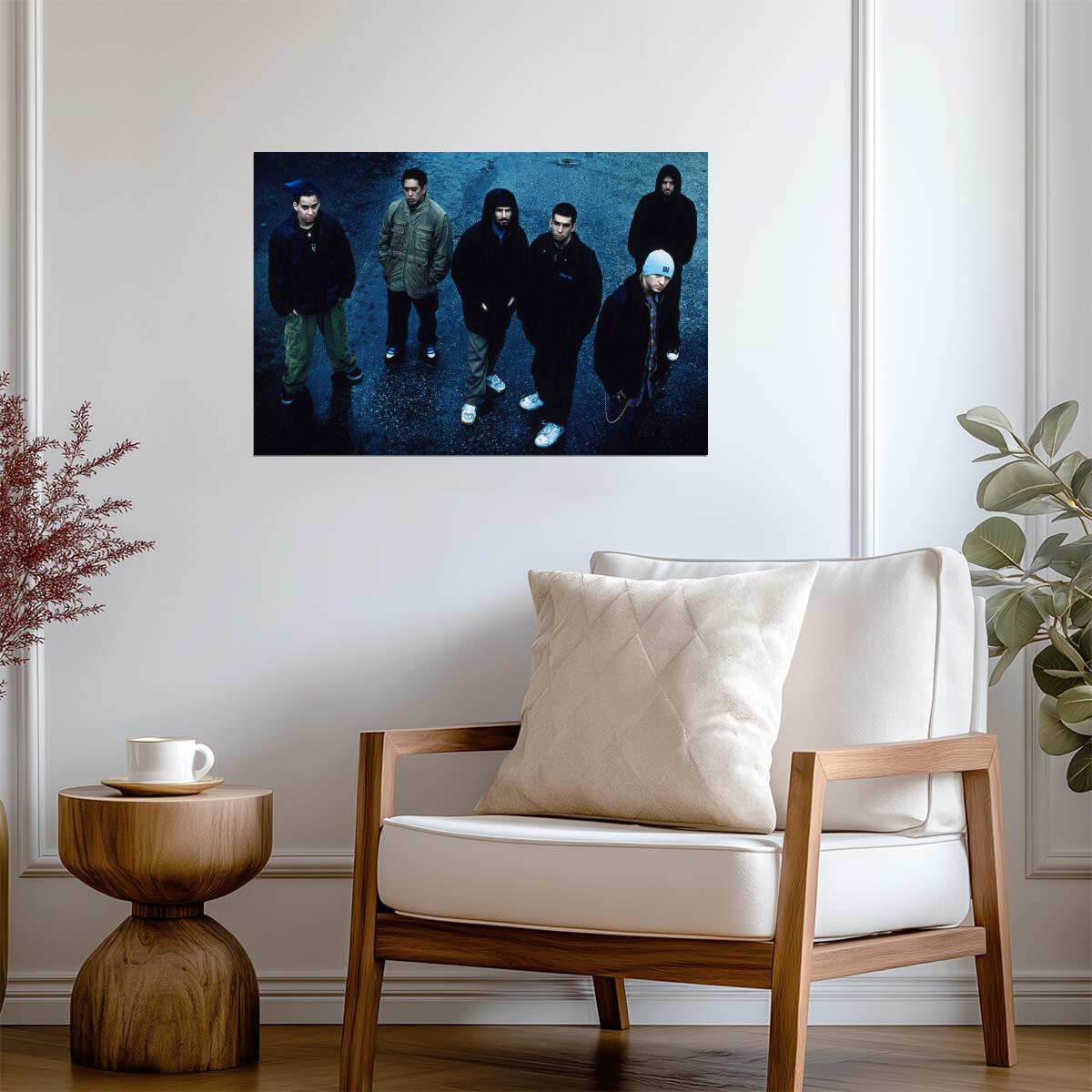 Linkin Park | Vintage Band Photo Poster | Nu Metal Rock Music Art - Music Poster