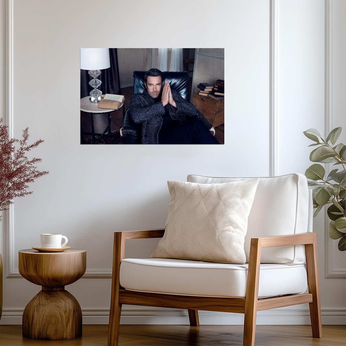 Ben Affleck | Celebrity Portrait Poster | Famous Actor Photoshoot Art - Celebrities Poster