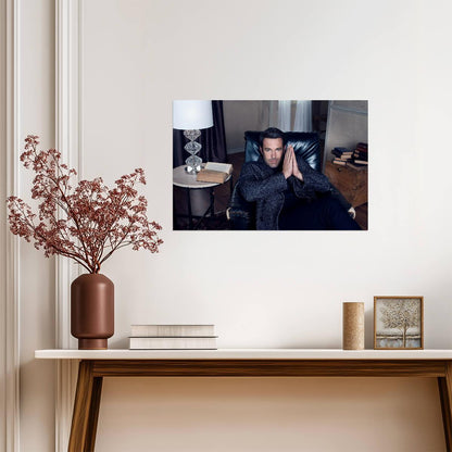 Ben Affleck | Celebrity Portrait Poster | Famous Actor Photoshoot Art - Celebrities Poster