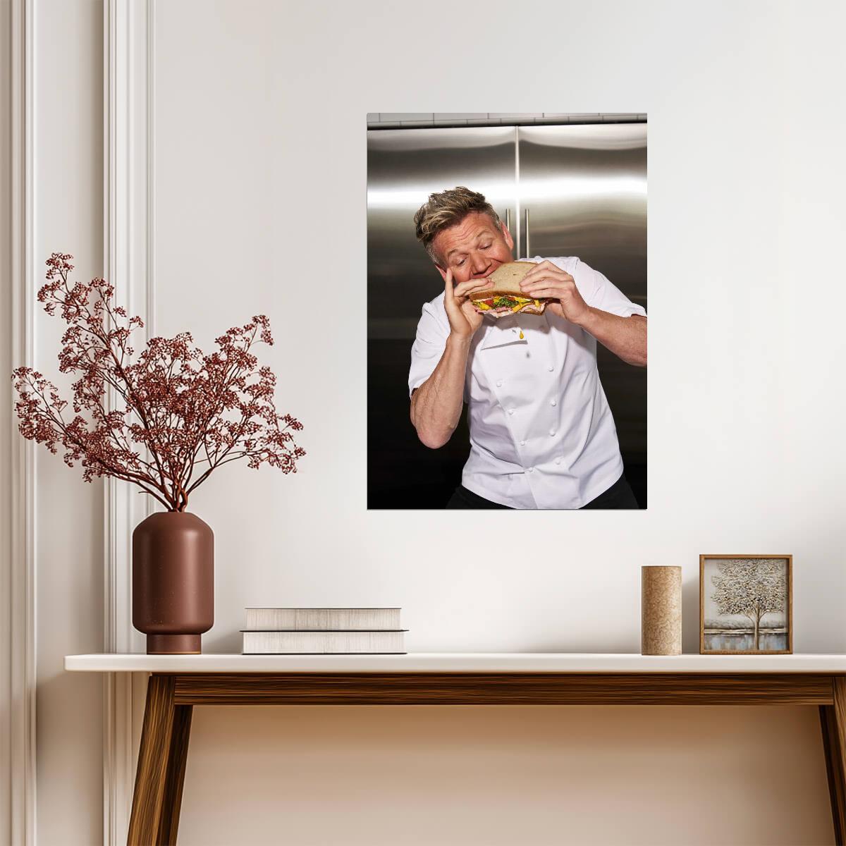 Gordon Ramsay | Master Chef | Cooking Art Poster - Celebrities Poster
