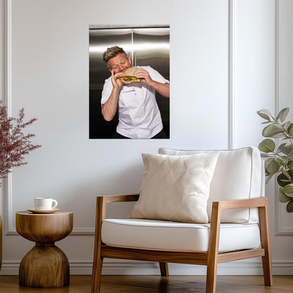 Gordon Ramsay | Master Chef | Cooking Art Poster - Celebrities Poster