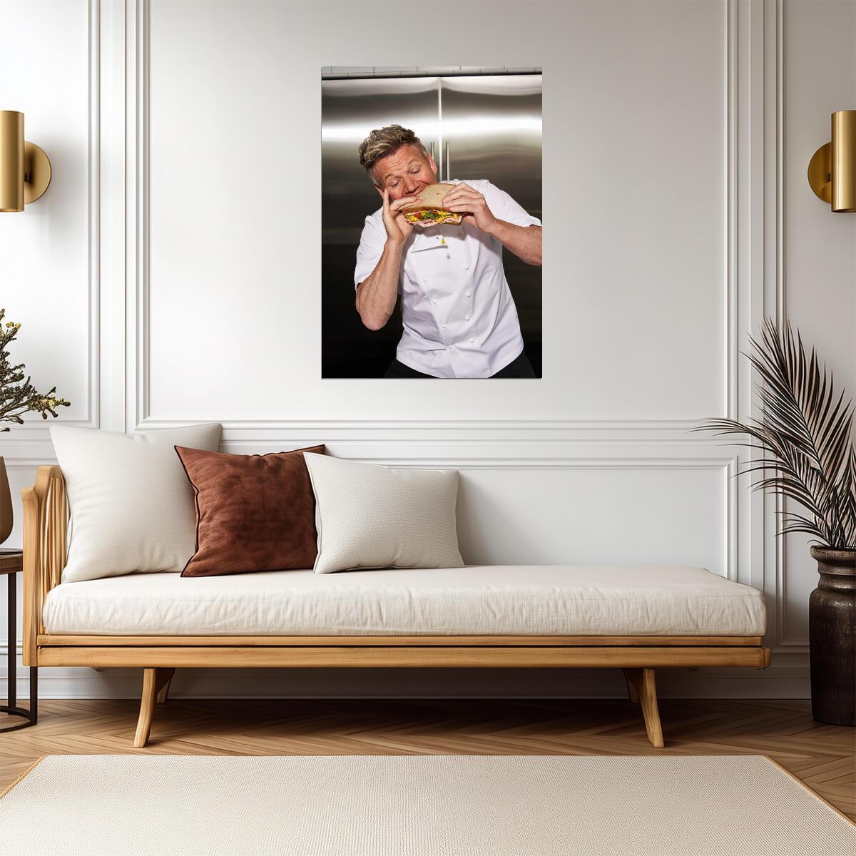 Gordon Ramsay | Master Chef | Cooking Art Poster - Celebrities Poster