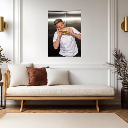 Gordon Ramsay | Master Chef | Cooking Art Poster - Celebrities Poster